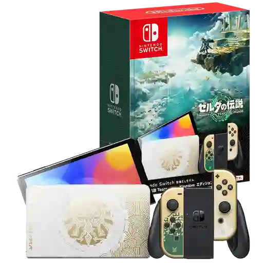 Consola Videojuegos Nintendo Switch Oled 64gb Edición The Legend Of Zelda: Tears Of The Kingdom (japonesa)