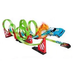 Pista Carro Set Armable Track Racing Rotación Juguete Niños Dayoshop