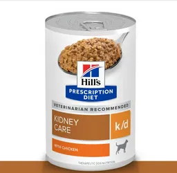 Hills Lata K/d Kidney Care Para Perro Pollo X 13oz-370gr