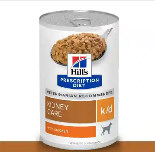Hills Lata K/d Kidney Care Para Perro Pollo X 13oz-370gr