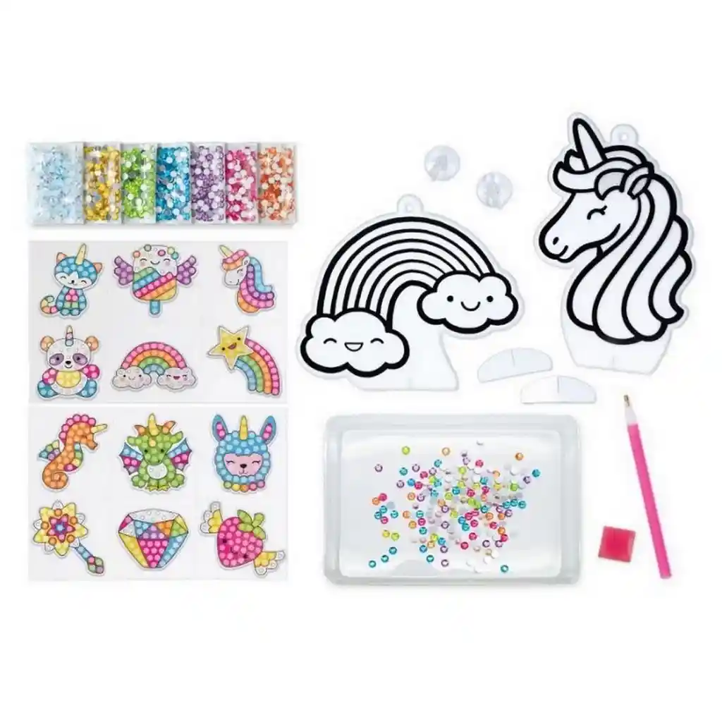 Kit Stickers Con Pegatinas De Diamantes,diamond Paint Pony Dayoshop