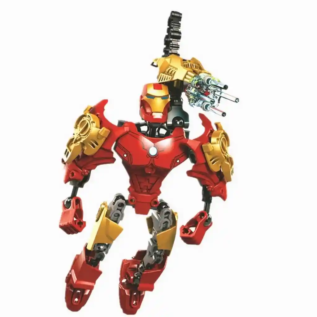 Figura De Acción Avengers Iron Man Armable Juguete Colección Dayoshop