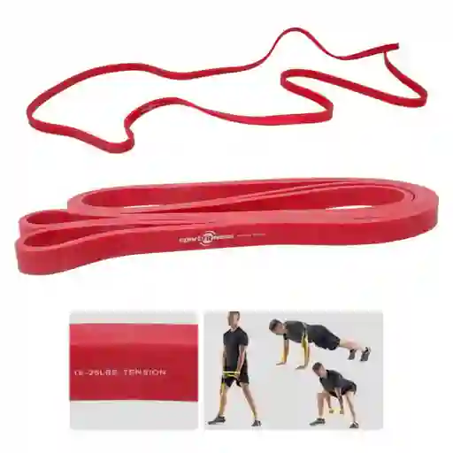Banda Elastica De Poder Roja Sportfitness