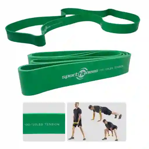Banda Elastica De Poder Verde Sportfitness