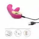 Vibrador Sex Angel Ii Doble Estimulación Punto G Y Clitoris Recargable Usb