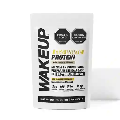 Proteina De Huevo Vainilla - Wakeup 510g
