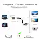 Convertidor Compacto Display Port Macho A Hdmi Hembra 1080p