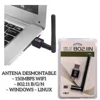 Antena Usb De Wi-fi Para Pc