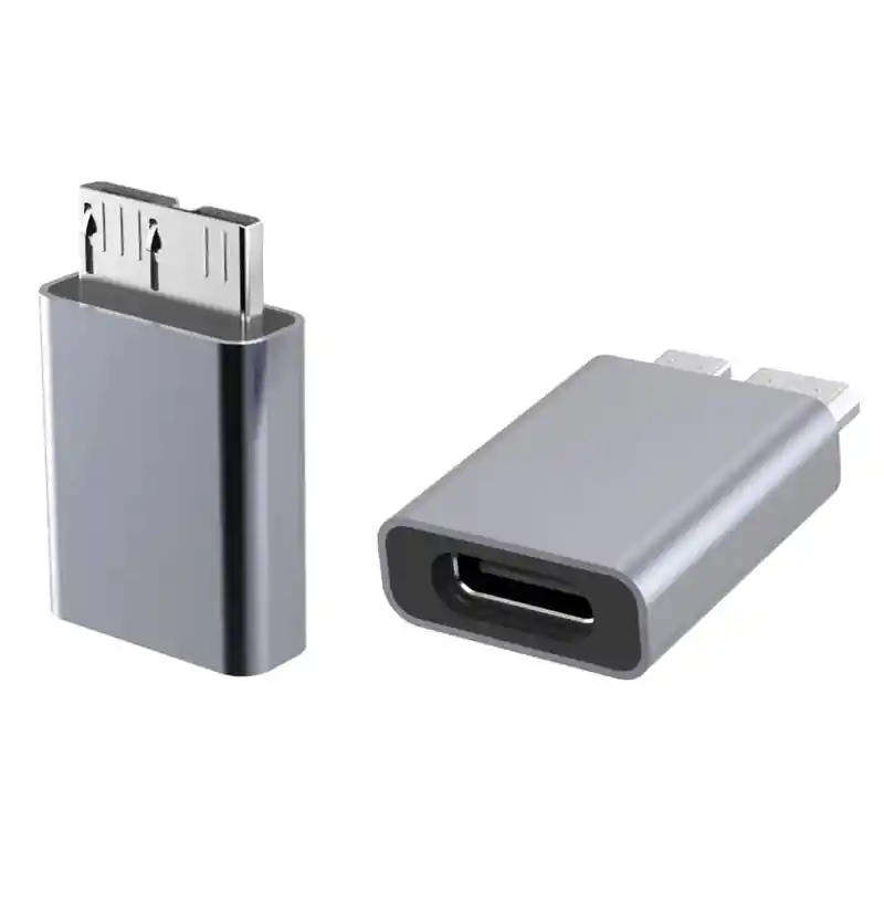 Convertidor Usb 3.0 Micro B Macho A Tipo C Hembra Disco Externo