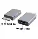 Convertidor Usb 3.0 Micro B Macho A Tipo C Hembra Disco Externo