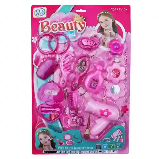 Juego Kit De Belleza Para Niñas Accesorios Juguetes Dayoshop