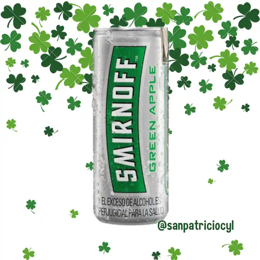 Aperitivo Vodka Smirnoff Green Apple Lata