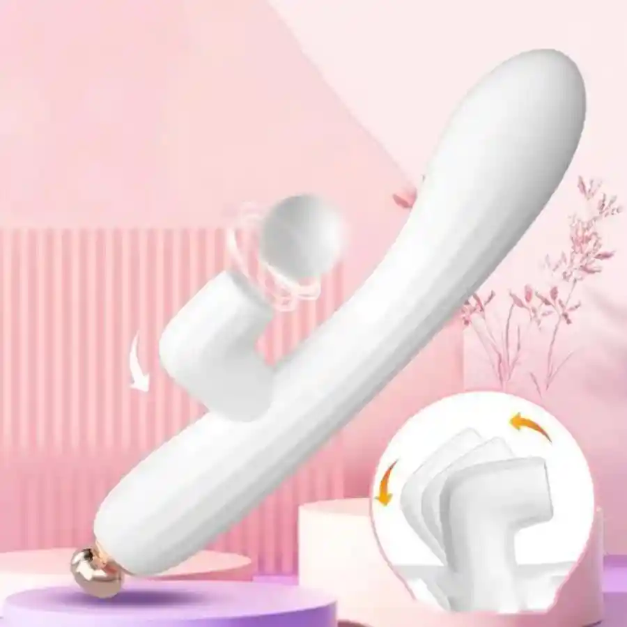 Vibrador Y Succionador Emily Lilo Doble Estimulación Rosado