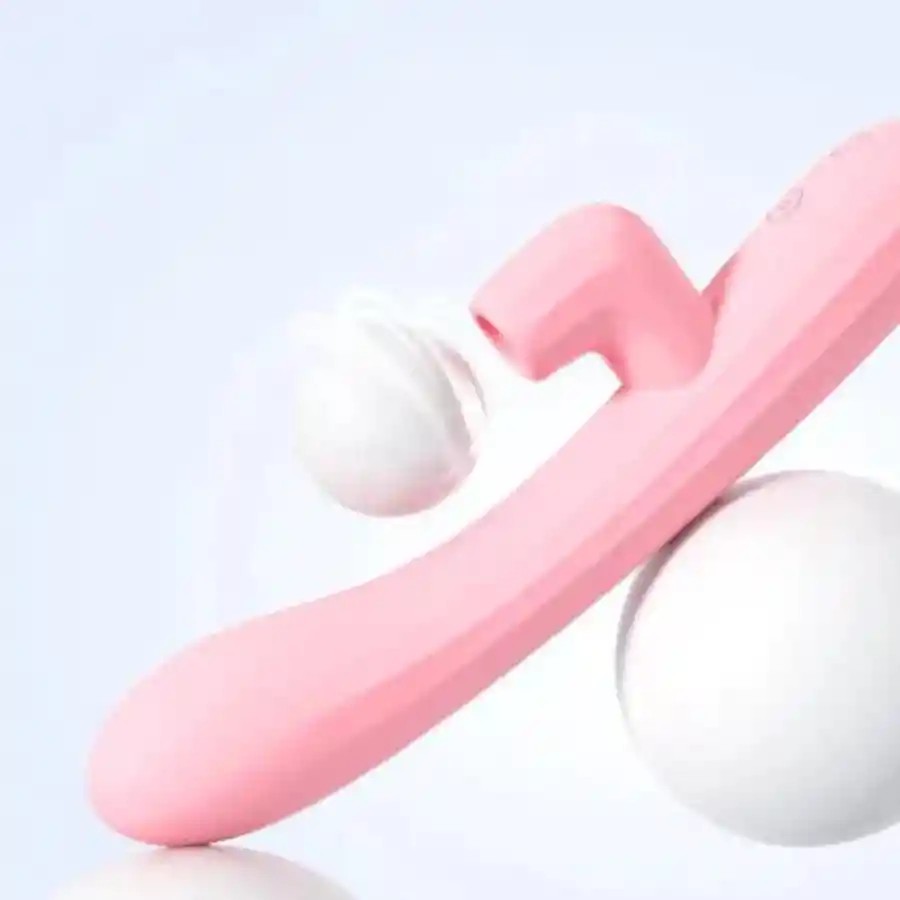 Vibrador Y Succionador Emily Lilo Doble Estimulación Rosado