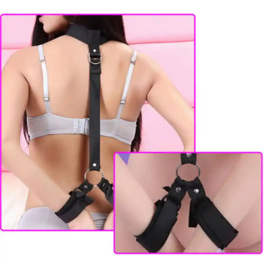 Collar Con Esposas Wrist Tied Up! Amarre Inmovilizador