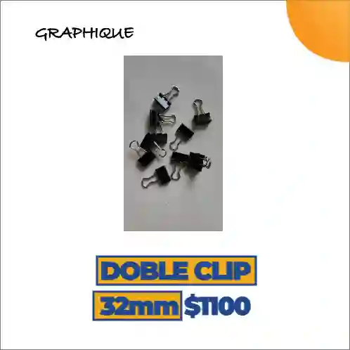 Doble Clip 32 Mm