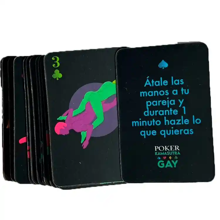 Kamasutra Hombres Juego Cartas Masculino Posiciones Eroticas Play Card