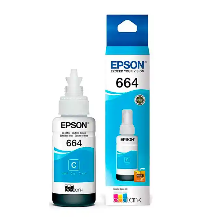 Kit 4 Tintas Epson 664 Original Impresora L210 L380 L555