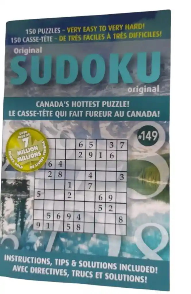 Sudoku Pasatiempo Libro Juego Numeros Resolver Ejercicios