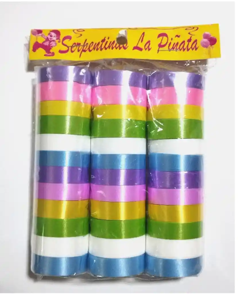 Serpentinas Color Pastel