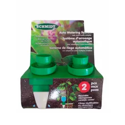 X2 Sistema Riego Automático Cono Reusable Cerámica Microporosa Planta Mata Cultivo Hogar Huerta