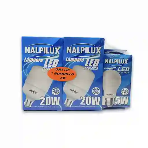 Bombillo Led 20w X 2 Und + Obsequio