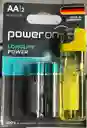 Pila Aa Alcalina Power One + Encendedor