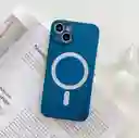 Funda Silicone Case Magsafe Iphone 13 (azul)