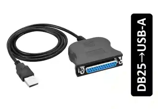 Puerto Paralelo Hembra A Usb Cable Adaptador Convertidor Db25 A Usb -a Impresora