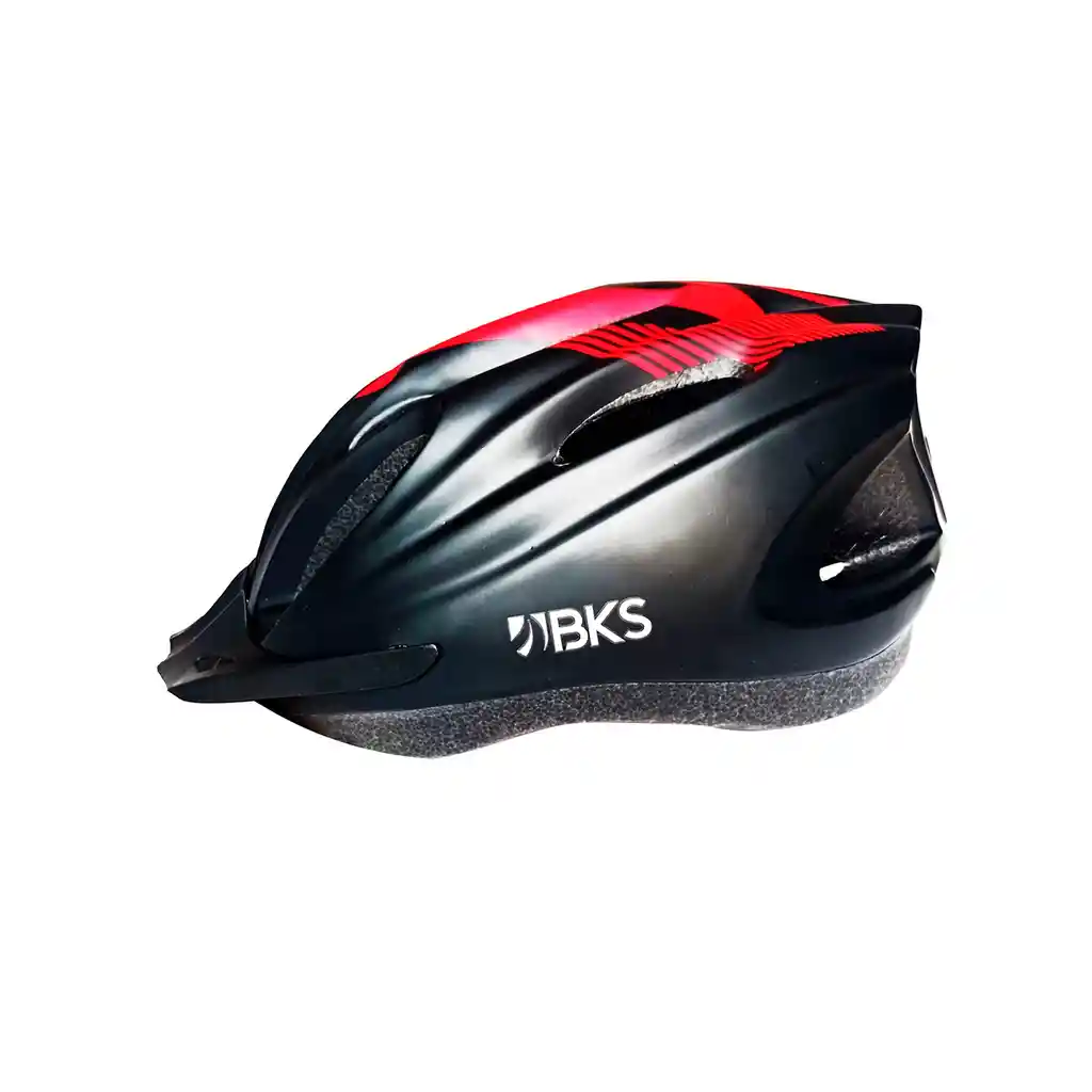 Casco Bicicleta Bmx Profesional Bks Mtb H350 Ruta Ciclismo Talla M Rojo