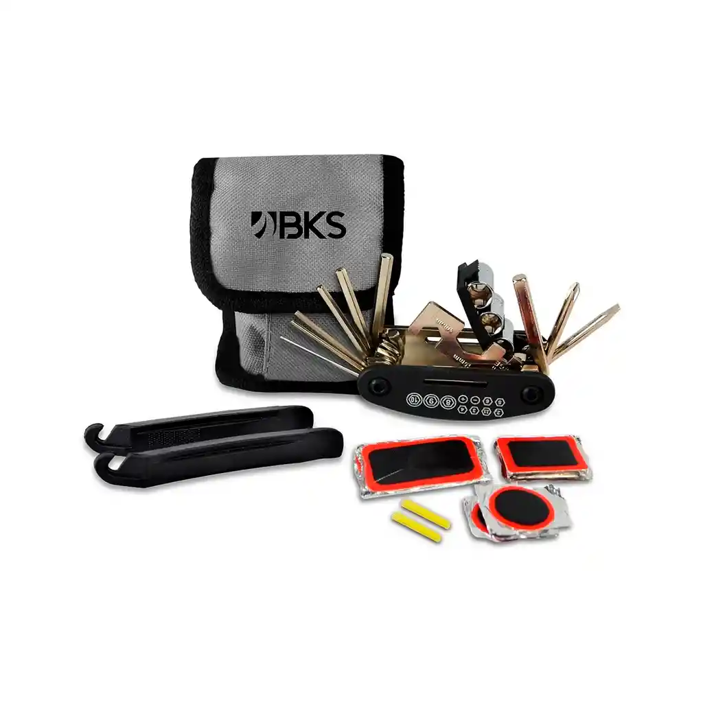 Kit De Herramientas Bicicleta Reparación Full 15 En 1 Bks