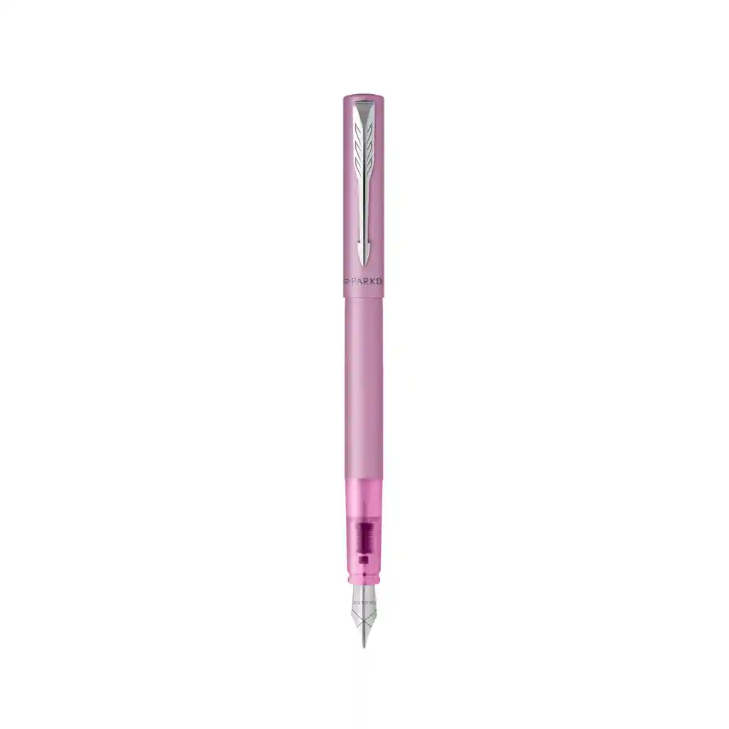 Pluma Estilográfica Parker Vector Xl Rosa Metalizado
