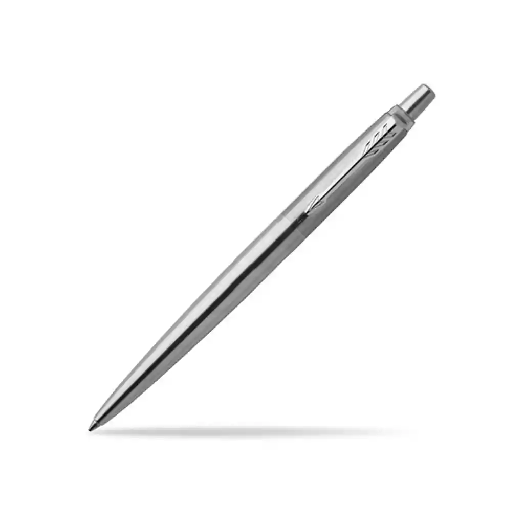 Bolígrafo Esfero Retráctil Acero Inoxidable Parker Jotter Gris Acabado Cromo