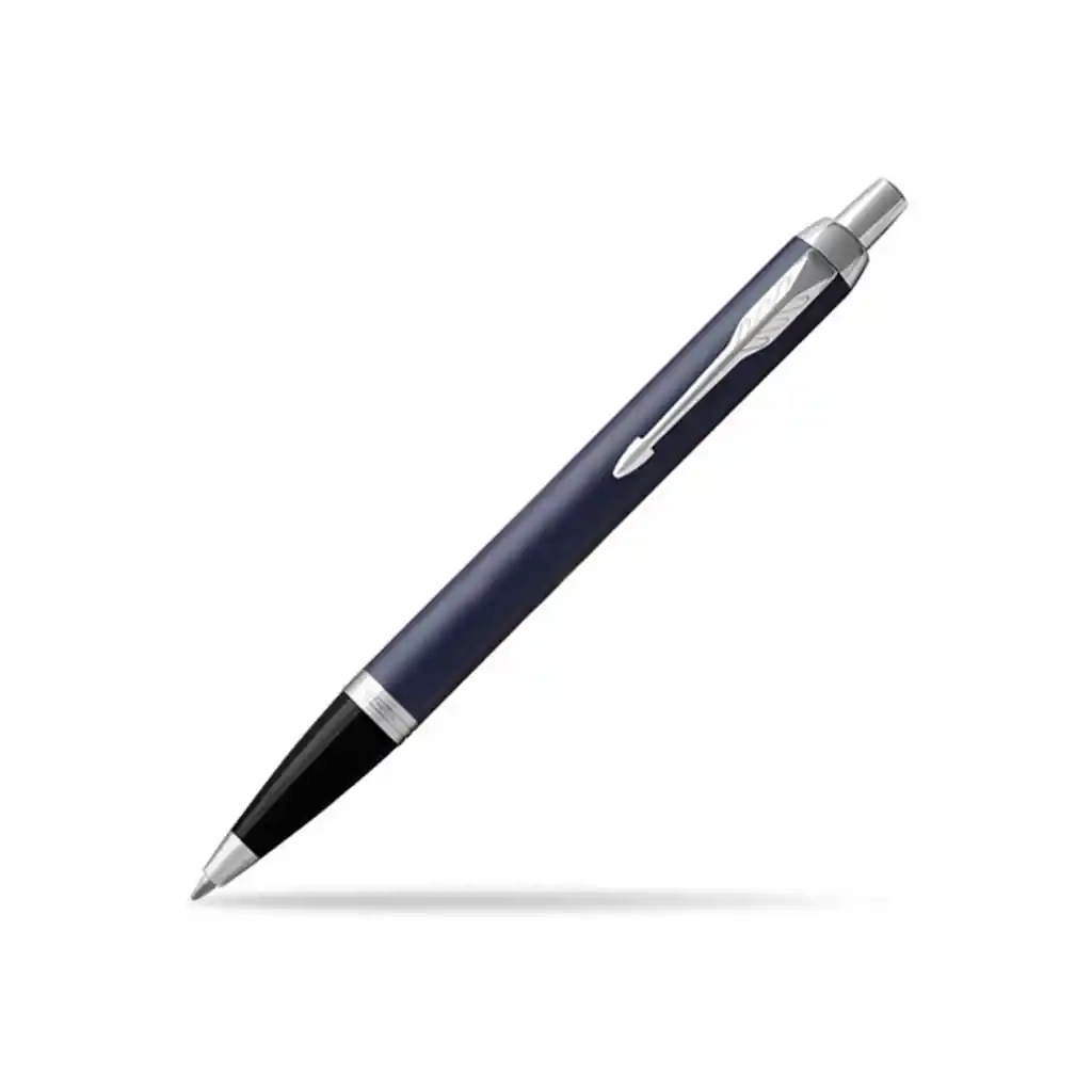 Bolígrafo Esfero Retráctil Parker Im Azul Acabado Cromo