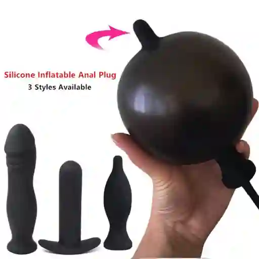 Plug Anal O Vaginal Inflable Sexshop