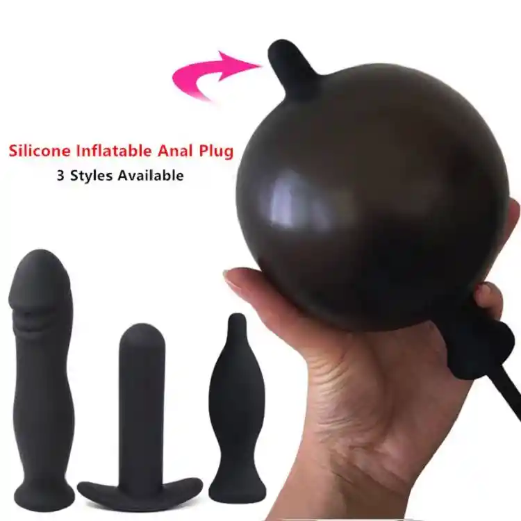 Plug Anal O Vaginal Inflable Sexshop