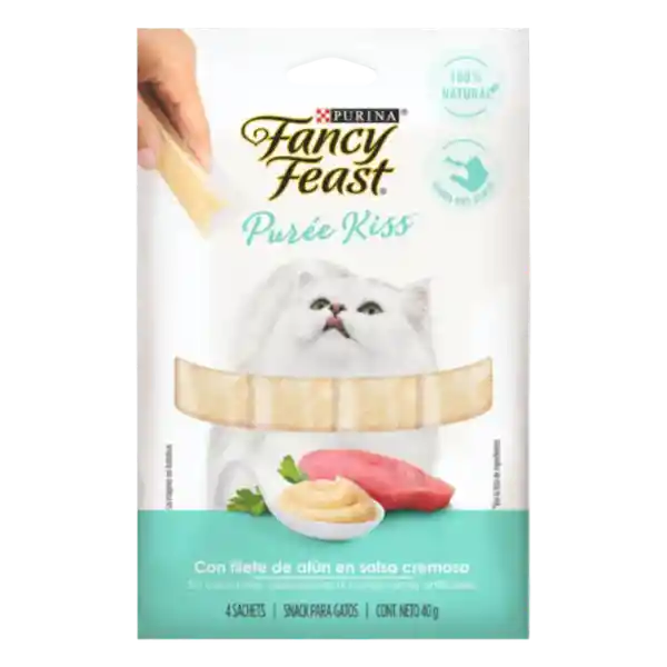 Fancy Feast Gatos Purée Kiss Con Atún