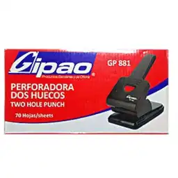 Perforadora Gipao 881, Dos Huecos, Semi Industrial