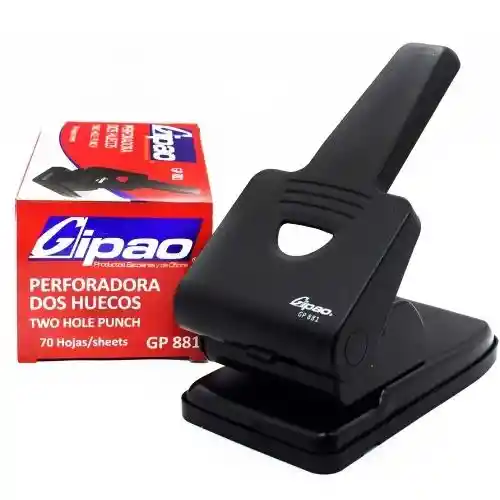 Perforadora Gipao 881, Dos Huecos, Semi Industrial