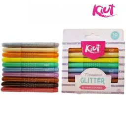 Marcadores Kiut, Glitter X10 Norma
