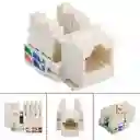 Jack Rj45 Hembra Cat 5e Tipo Keystone Para Toma Faceplate