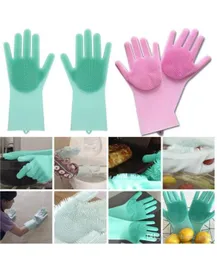 Guantes Mágicos De Silicona Para Lavar Loza Carros Mascotas