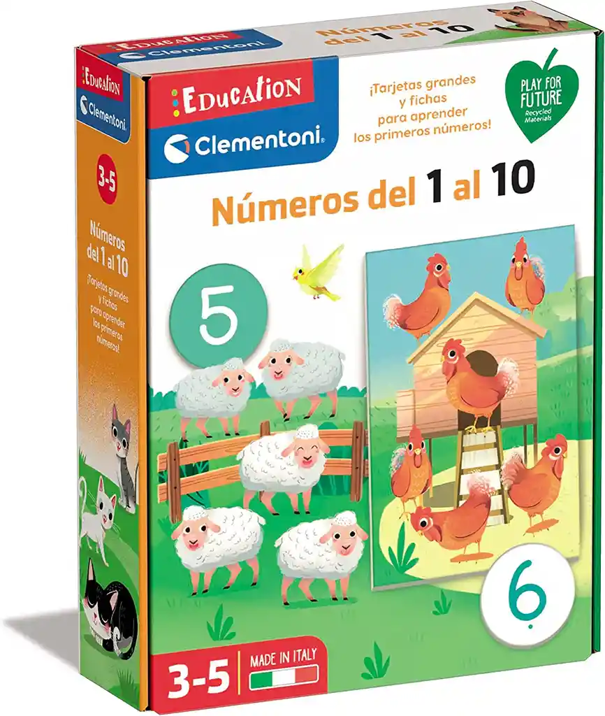 Juego Didáctico Niños Aprendiendo Los Numeros Del 1 Al 10