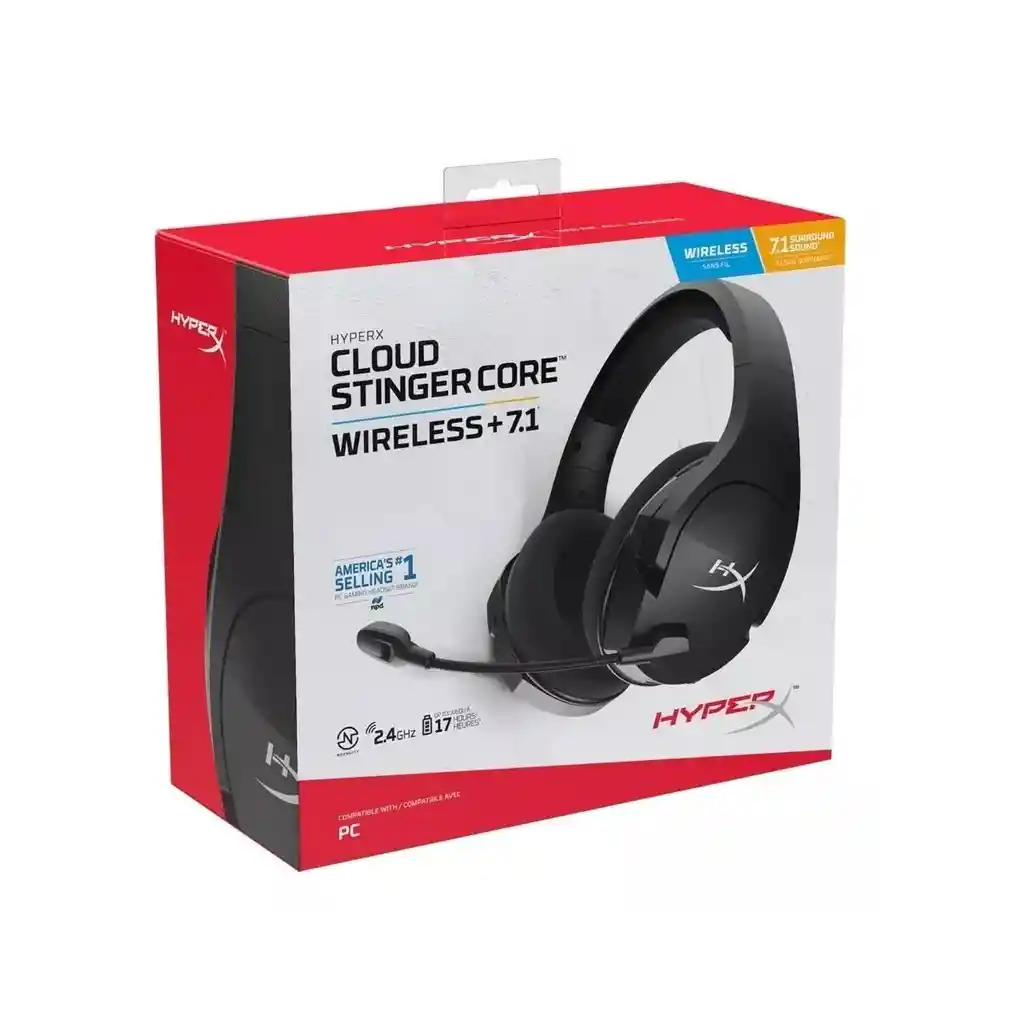 Diadema Gamer Inalámbrica Hyperx Cloud Stinger Core 7.1