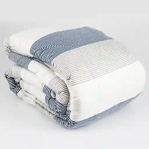 Comforter Expressions Queen Ovejero Stripes Azul/g