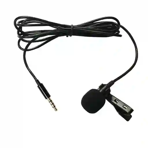 Microfono De Solapa 3.5 Mm Triestereo Para Celular O Pc 1.5m