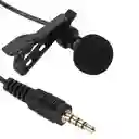 Microfono De Solapa 3.5 Mm Triestereo Para Celular O Pc 1.5m