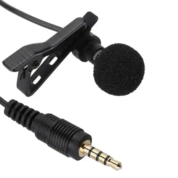 Microfono De Solapa 3.5 Mm Triestereo Para Celular O Pc 1.5m