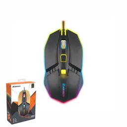 Mouse 4800 Dpi Jertech Rumble Jr800 Usb Rgb Gamer 6 Botones