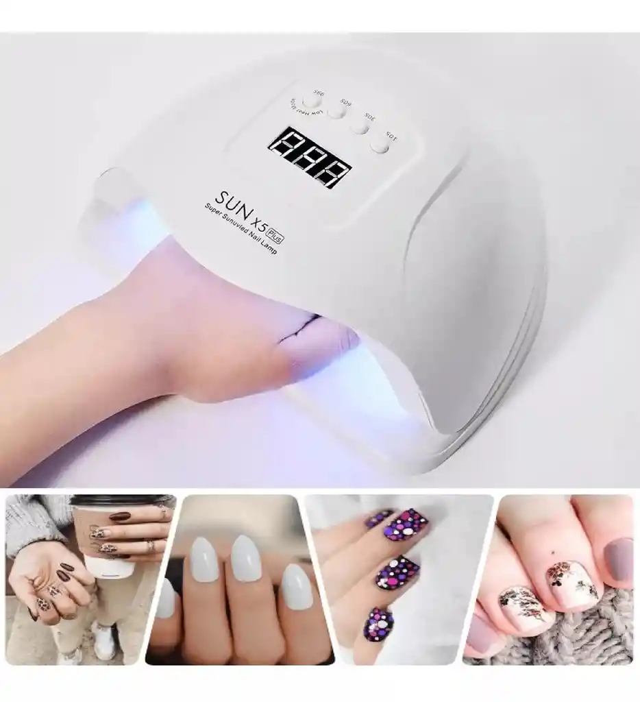 Lampara De Uñas Sun X5 Plus 54w Led Uv Profesional Manicura